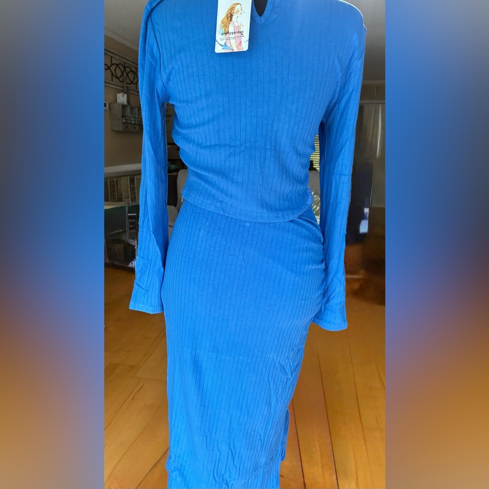 Blue Midi Dress